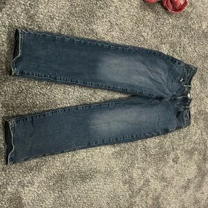 Pacsun medium wash curvy straight jeans